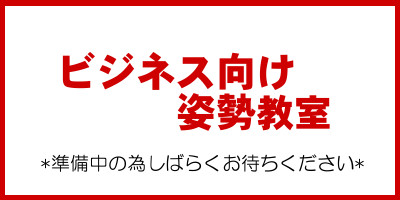 ビジネス向け姿勢教室
